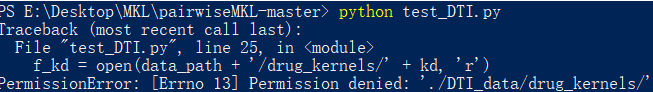 permission denied怎么解决python