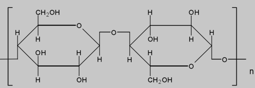 生物纤维素的化学结构式